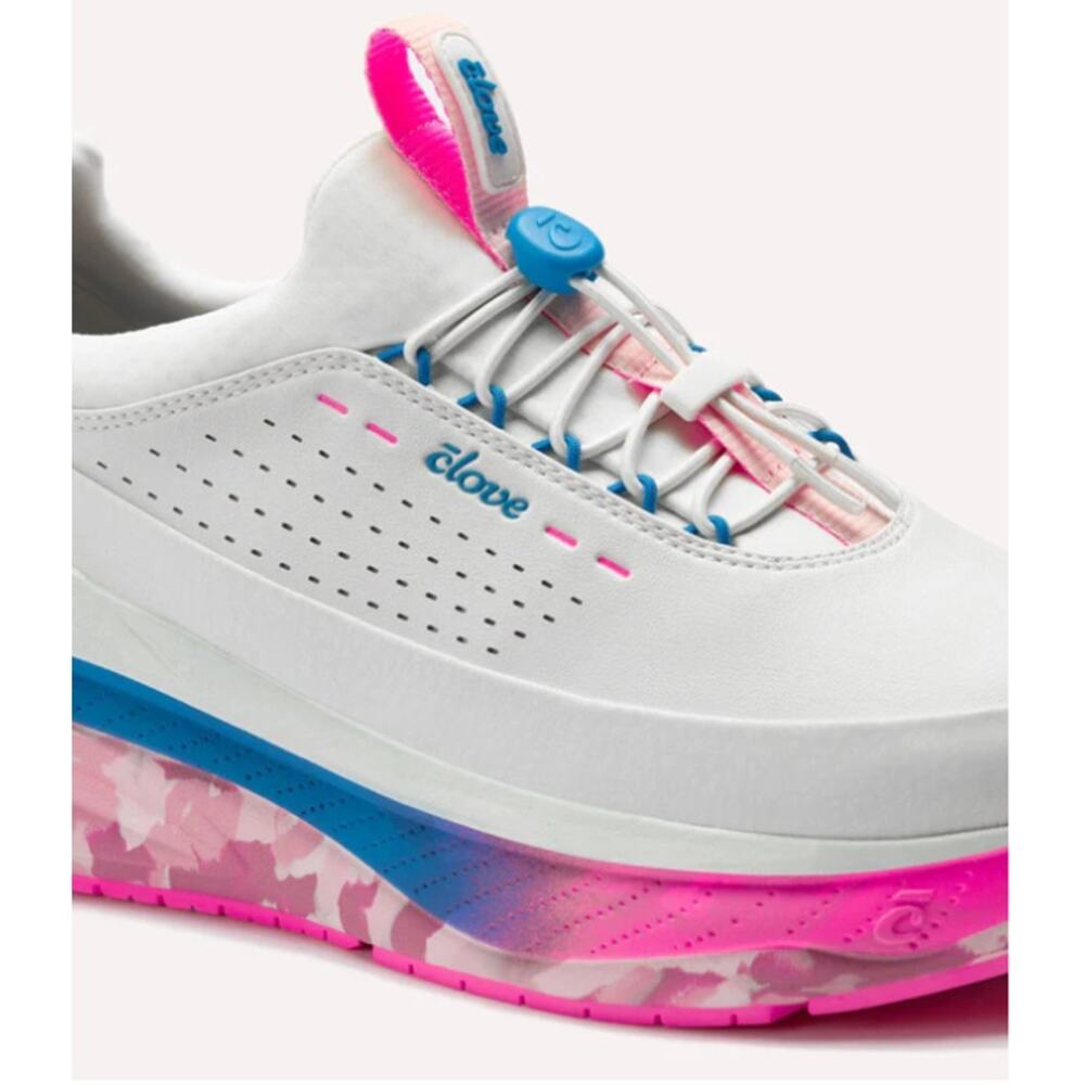 Clove Forte 2 White Pink Marble Women's 10.5 Men's 9 NWOB Limited Edition - Picture 4 of 12